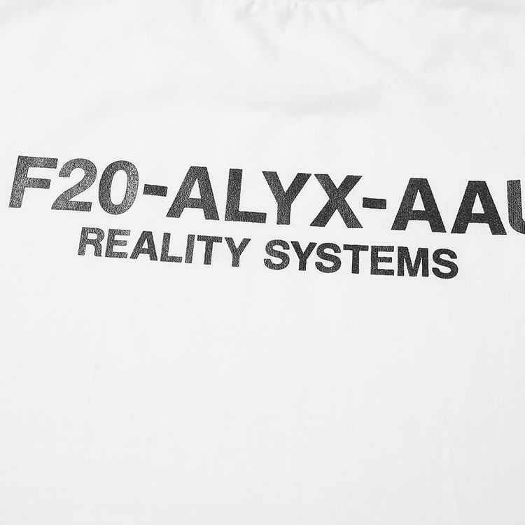 1017 ALYX 9SM Reality Systems T Shirt White