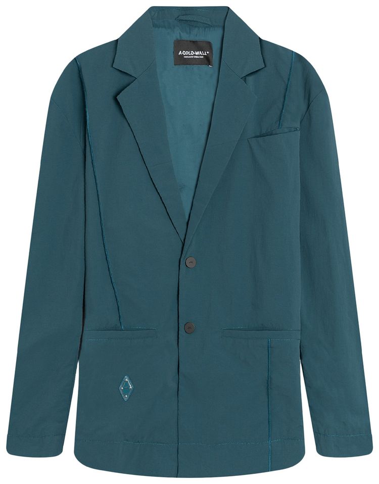 A Cold Wall Rhombus Badge Blazer Atlantic