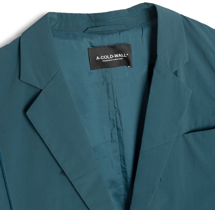 A Cold Wall Rhombus Badge Blazer Atlantic