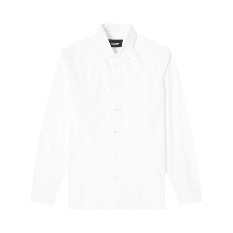 A Cold Wall Tailored Long Sleeve Essential Shirt White