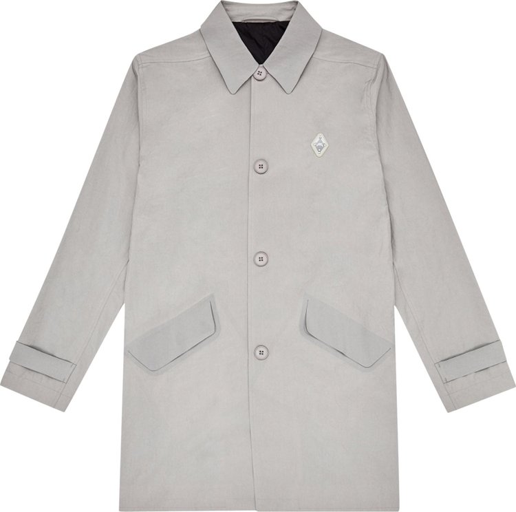 A-Cold-Wall* Welded Mac Coat 'Cement'