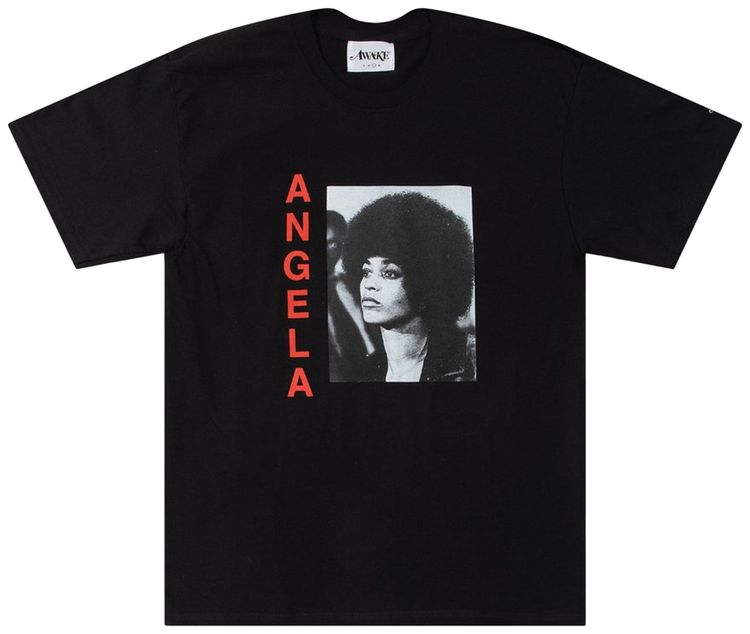 Awake NY Angela Davis T Shirt Black