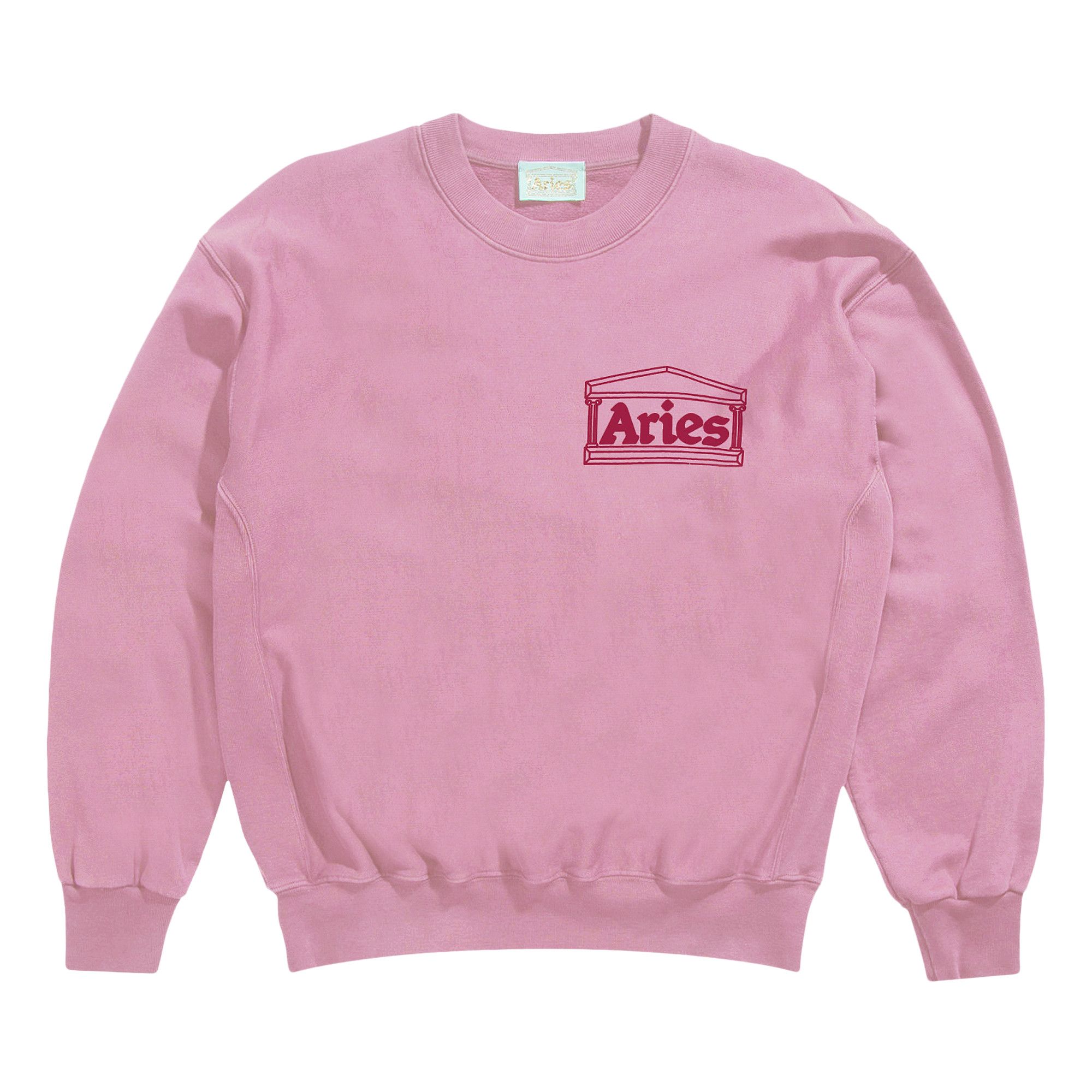 【ARIES】Premium Temple Sweatshirt [Pink] Aries Premium Temple Sweatshirt – Cycle Platform