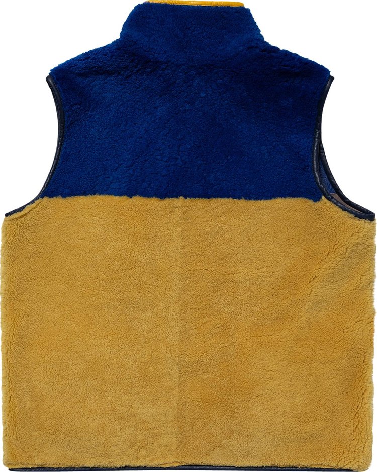 Aries Sheepskin Pat Gilet Multicolor