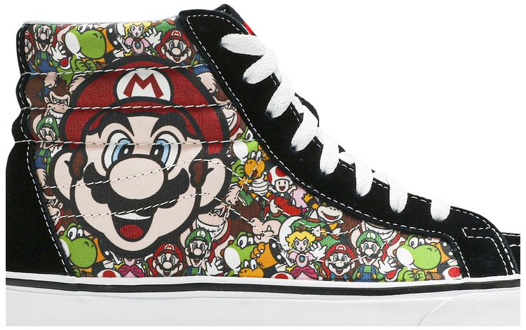 Nintendo x Sk8 Hi Reissue Mario and Luigi
