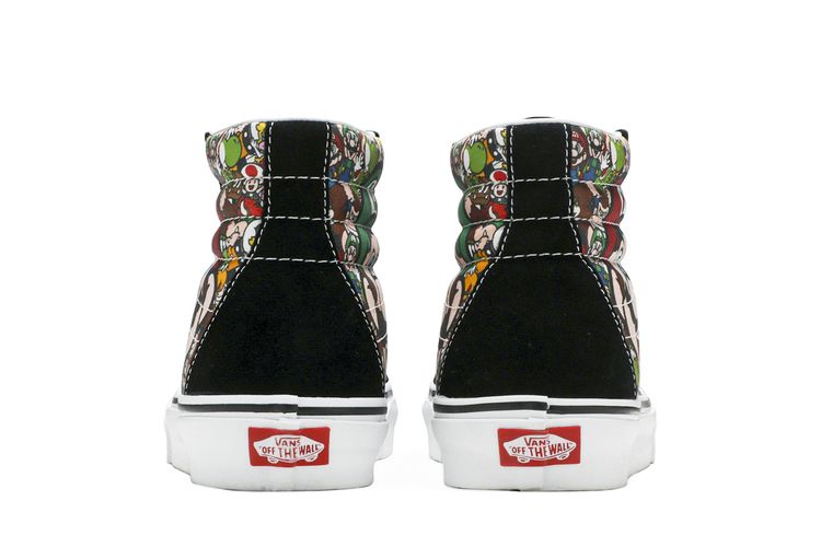 Vans‎ Nintendo Super Mario Game Over Sk8 Hi Top Shoes Sneakers Mens 10.5 EUC H10 Vans sk8-hi nintendo super - Gem main image 4
