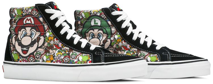 Nintendo x Sk8 Hi Reissue Mario and Luigi