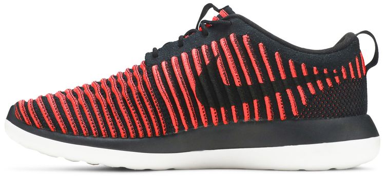 Nike Roshe Two Flyknit Black Bright Crimson