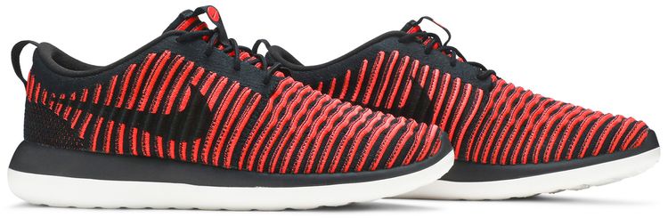 Nike Roshe Two Flyknit Black Bright Crimson