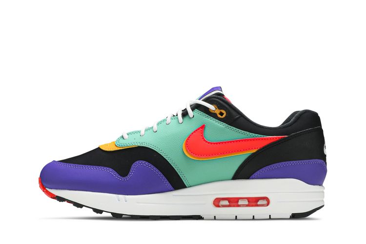 Nike Men’s Air Max 1 Windbreaker — Black, Purple, Green, Pink, Yellow Nike Air Max 1 SE Windbreaker 2019 Multicolor Running Shoes  main image 4