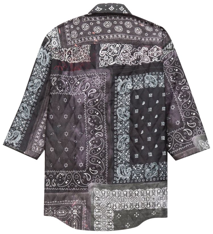 Neighborhood Quilted Shirt Black