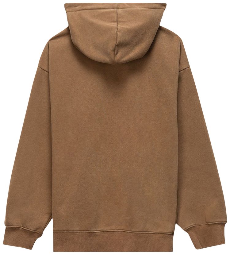 Pleasures Burnout Dyed Hooded Sweatshirt Olive
