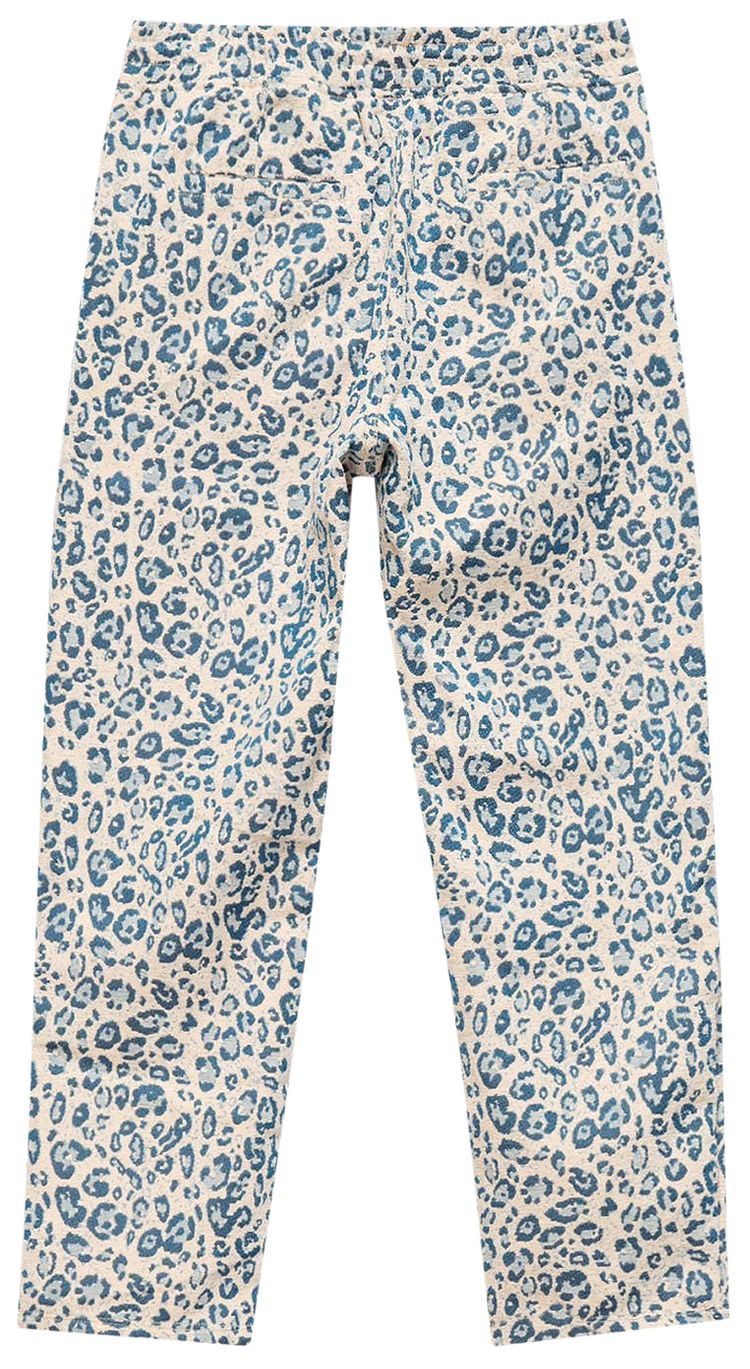 Pleasures Eclipse Cheetah Beach Pant CreamBlue