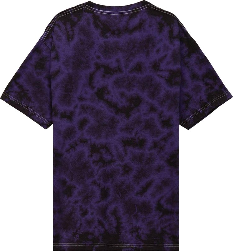 Pleasures Aroma Crystal Dye Shirt BlackPurple