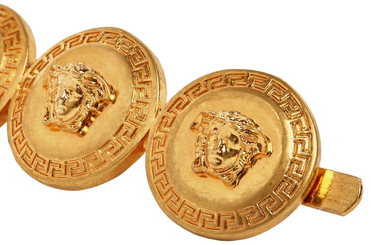 Versace Right Medusa Tribute Hair Pin Tribute Gold