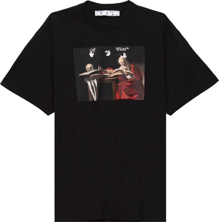 Off-White Caravaggio Short-Sleeve Over Tee 'Black/Red'