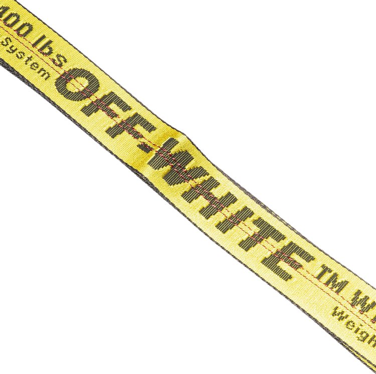 Off White Classic Industrial Belt YellowBlack