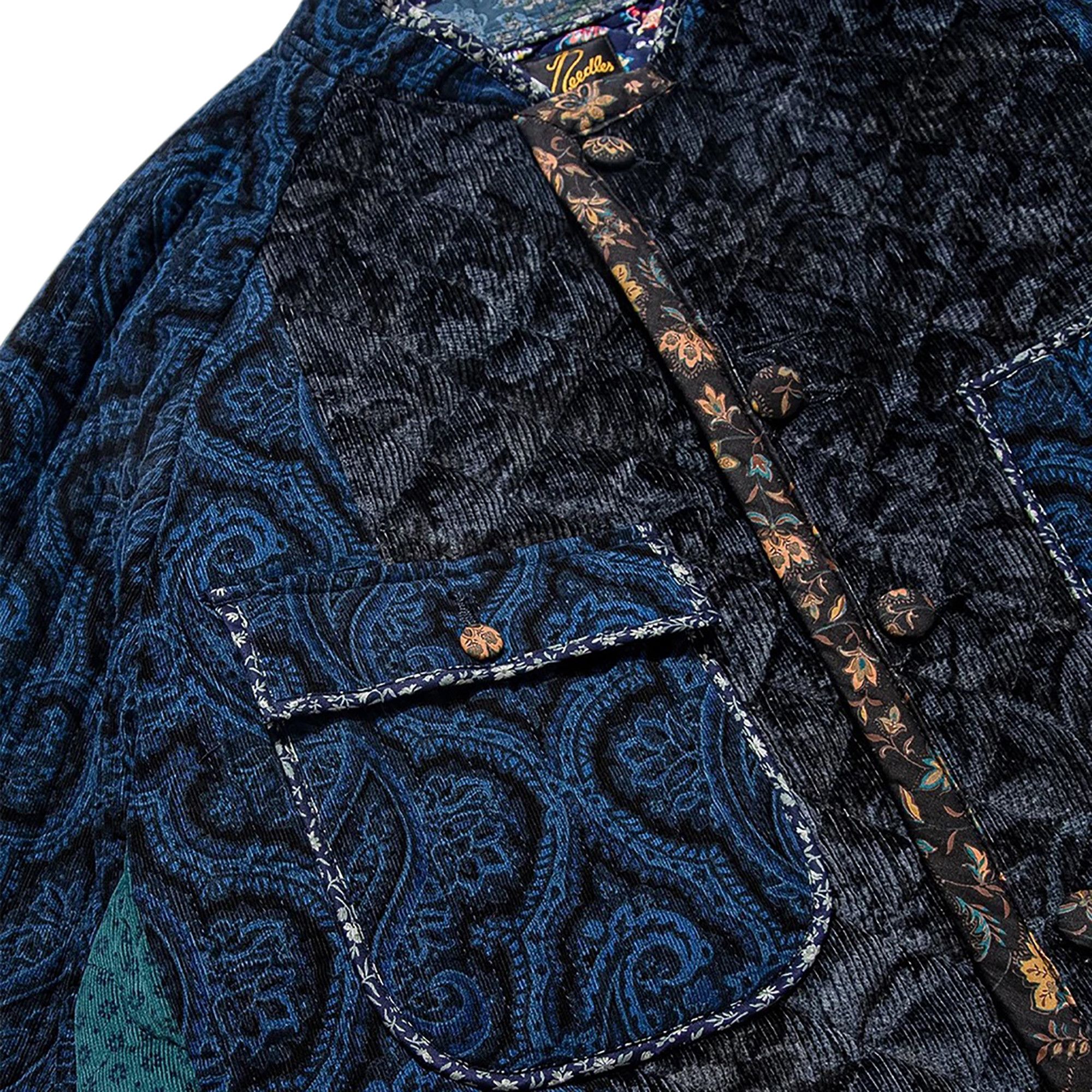 Buy Needles Switched Quilt Chore Coat 'Navy/Charcoal' - HM138 NAVY | GOAT