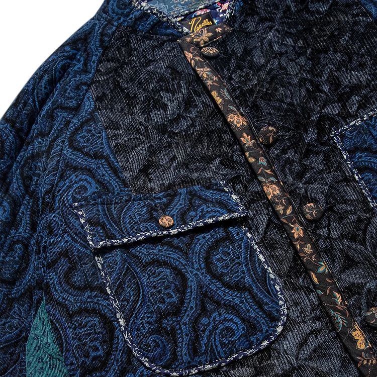 Needles Switched Quilt Chore Coat NavyCharcoal