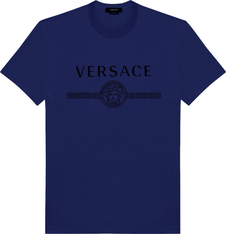 Versace Medusa Logo T-Shirt 'Blue'