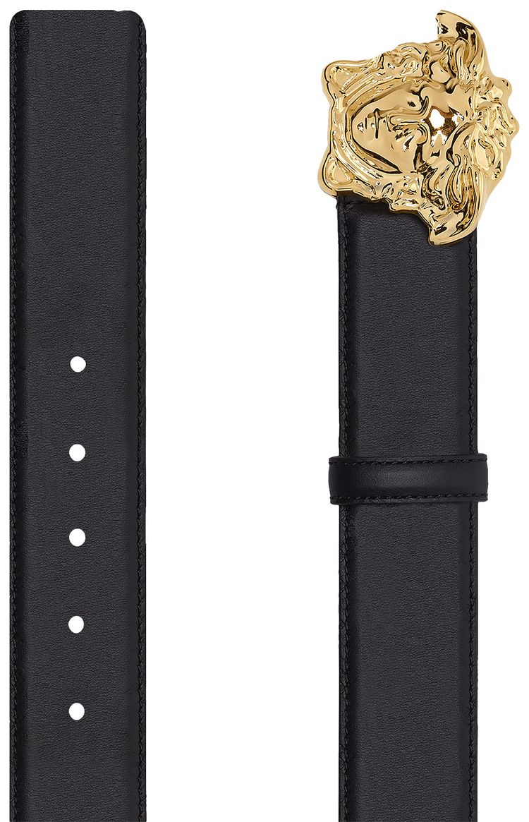 Versace Palazzo Belt BlackWarm Gold