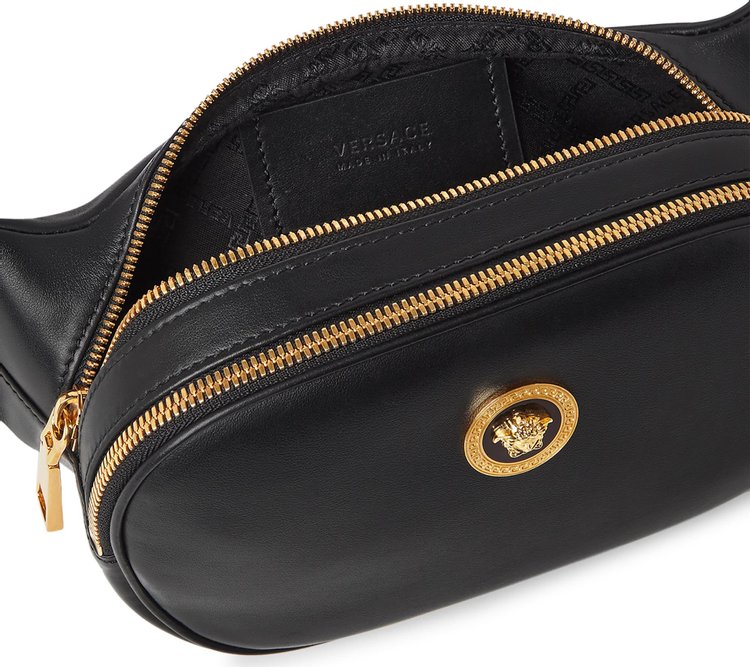 Versace Medusa Icon Belt Bag BlackWarm Gold