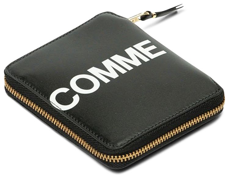 Comme des Garcons Huge Logo Wallet Black