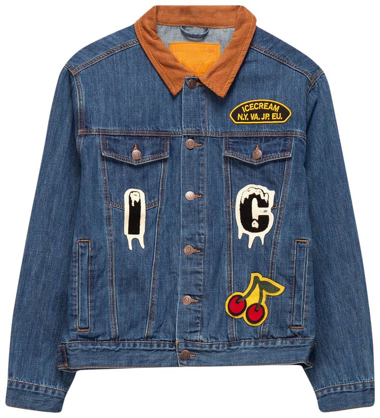 Icecream Glass Jacket Blue