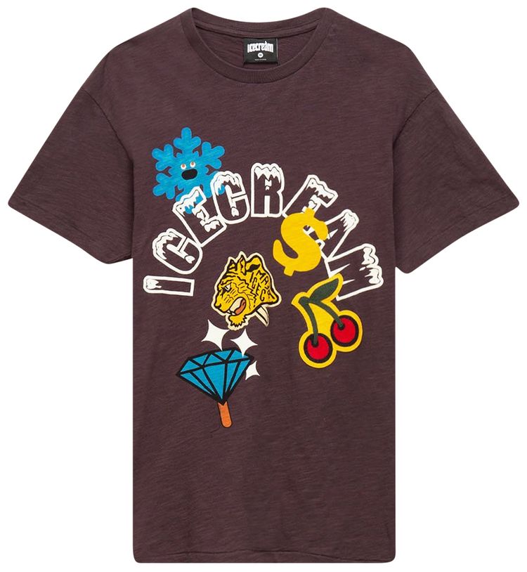 Icecream Melted T Shirt Shale