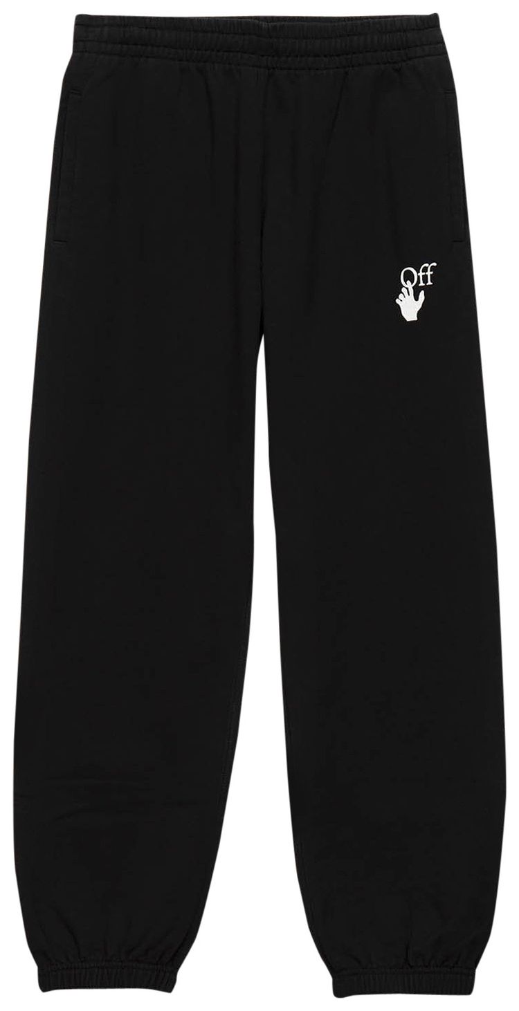 Off White Marker Slim Sweatpant Black