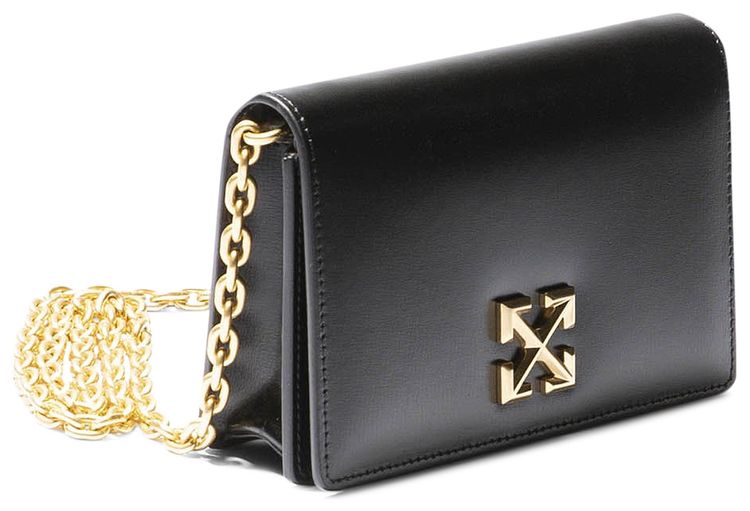 Off White Twist Jitney 05 Shoulder Bag Black