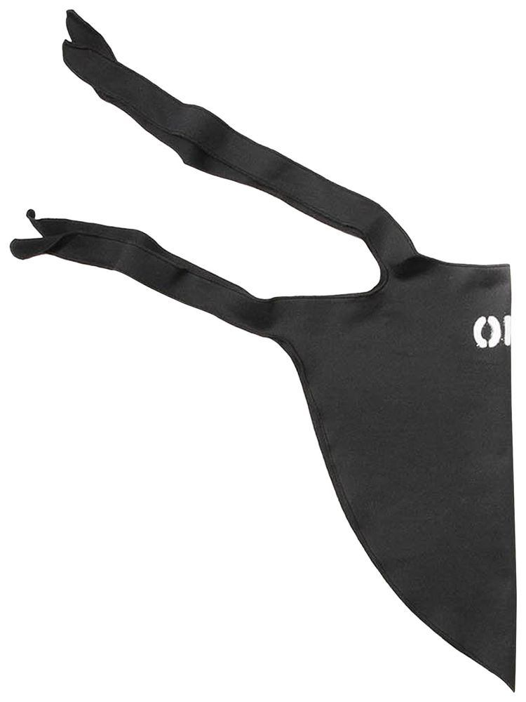 Off White Bandana Mask Black