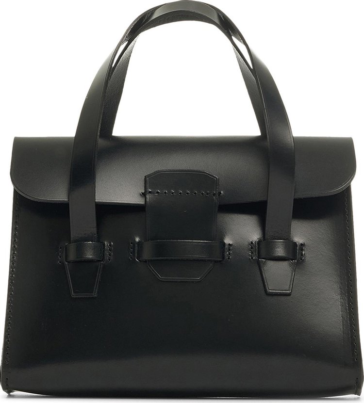 Comme des Garçons Large Bridle Leather Bag 'Black'