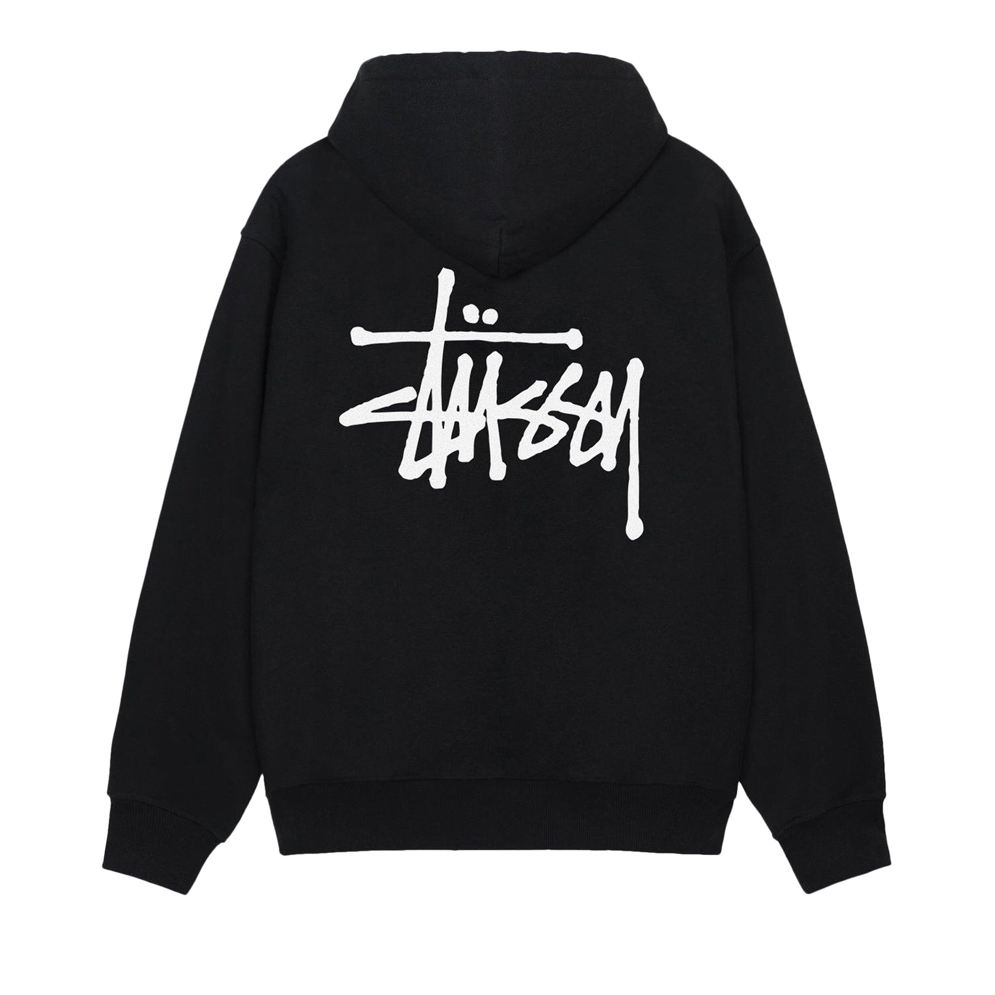 Buy Stussy Basic Hoodie 'Black' - 1925000 BLAC | GOAT