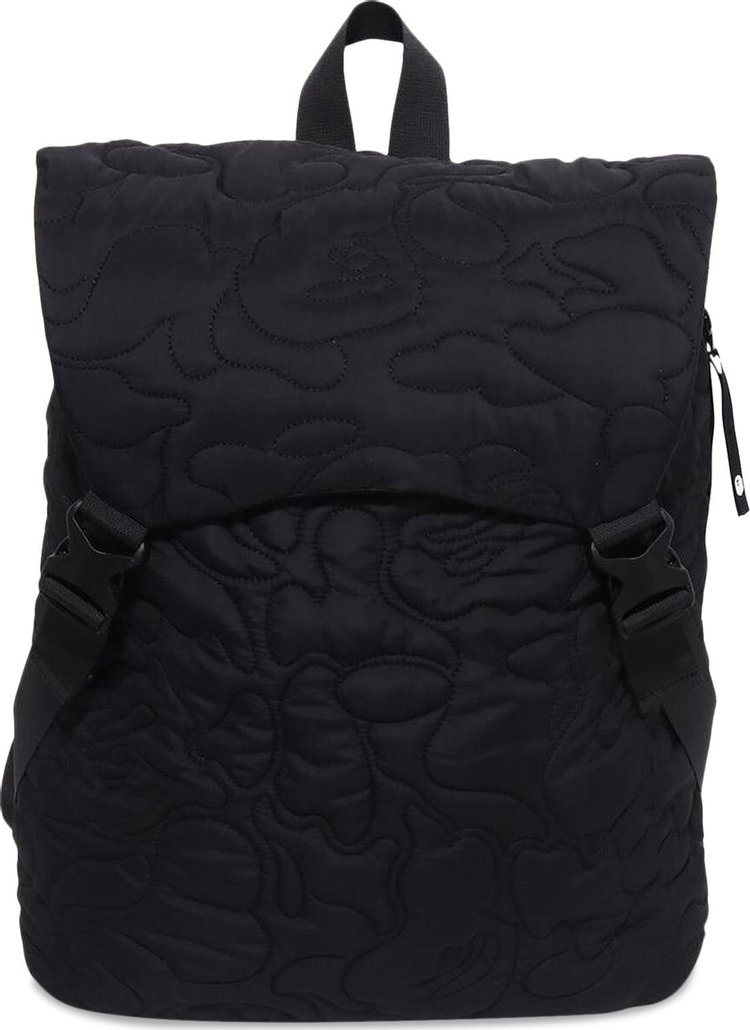 BAPE Camo Quilting Backpack 'Black'