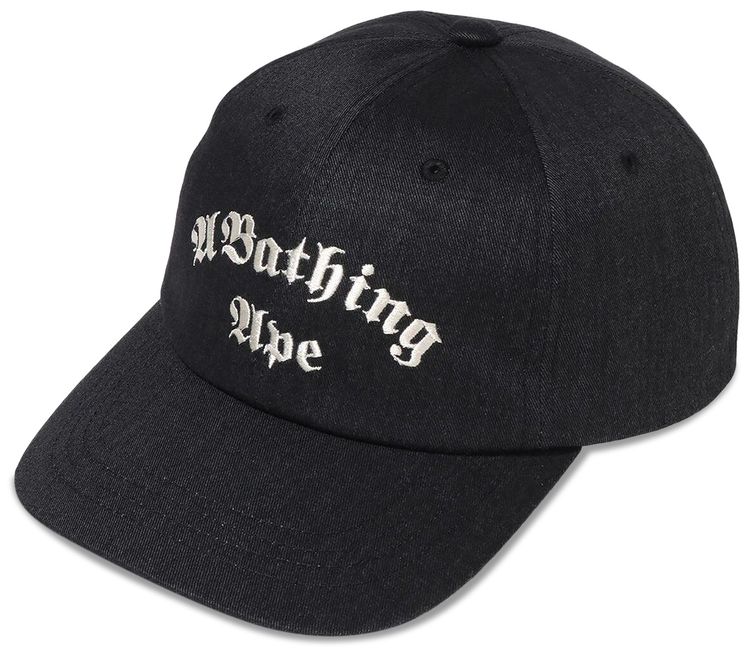 BAPE A Bathing Ape Panel Cap Black