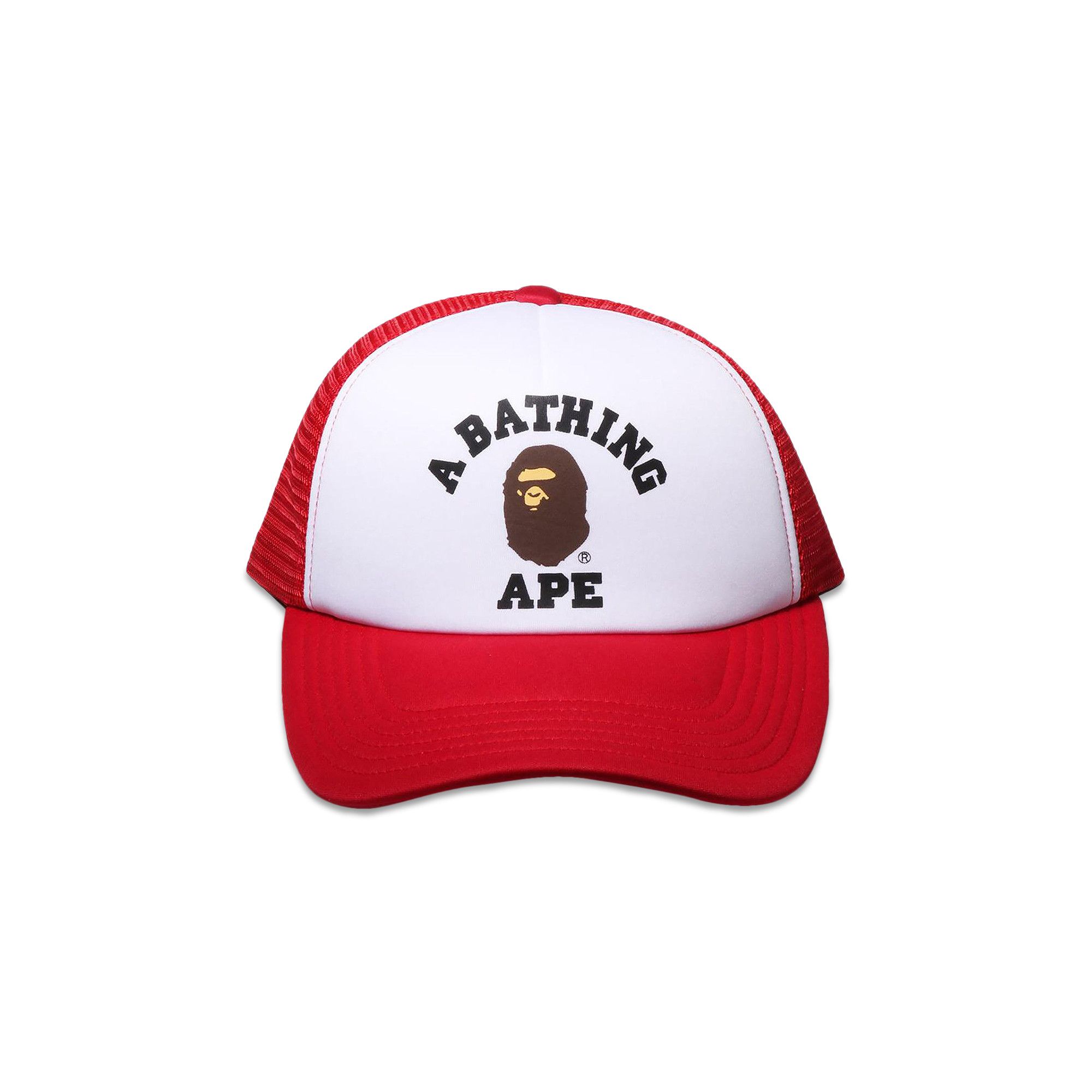 Buy BAPE College Mesh Cap Red 1K30 180 004 RED GOAT CA