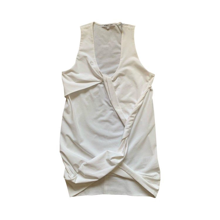 Helmut Lang Twist Top White
