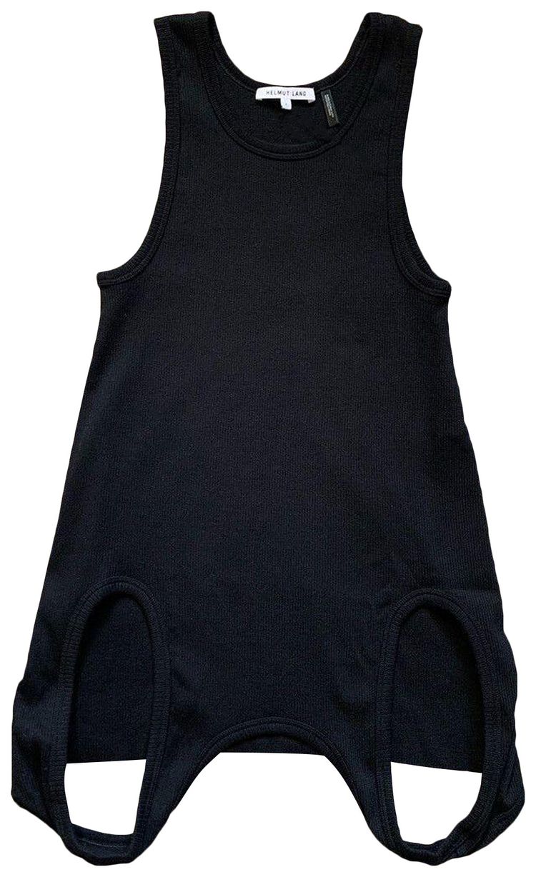 Helmut Lang Optic Hole Tank Top Black