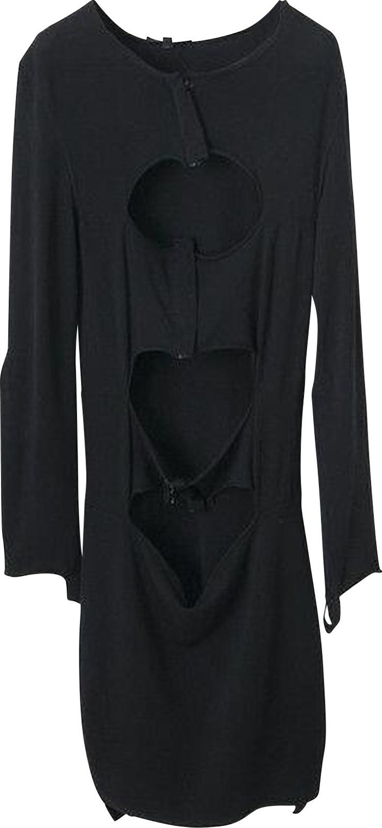 Vintage Helmut Lang Cut Out Bondage Dress 'Black'