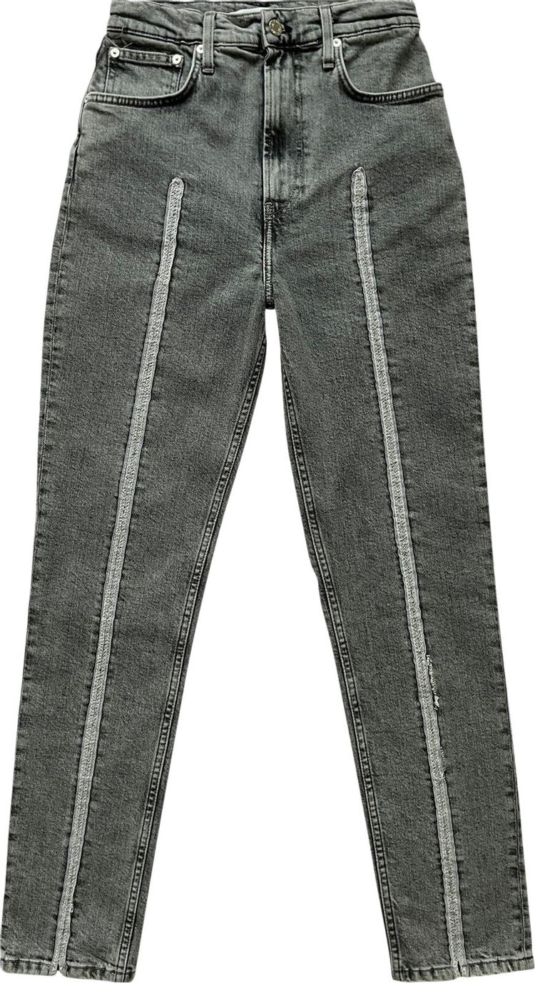 Helmut Lang Sample Hi Spikes Jeans Grey