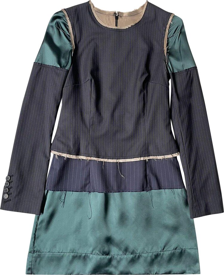 Maison Margiela Reworked Blazer Midi Dress 'Multicolor'