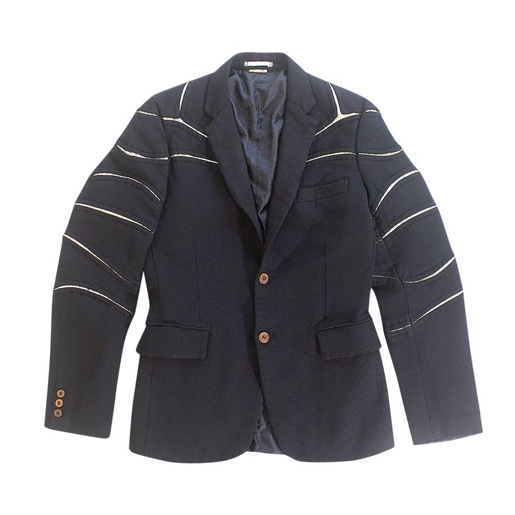 Comme des Garcons Homme reversible deconstructed pink blazer