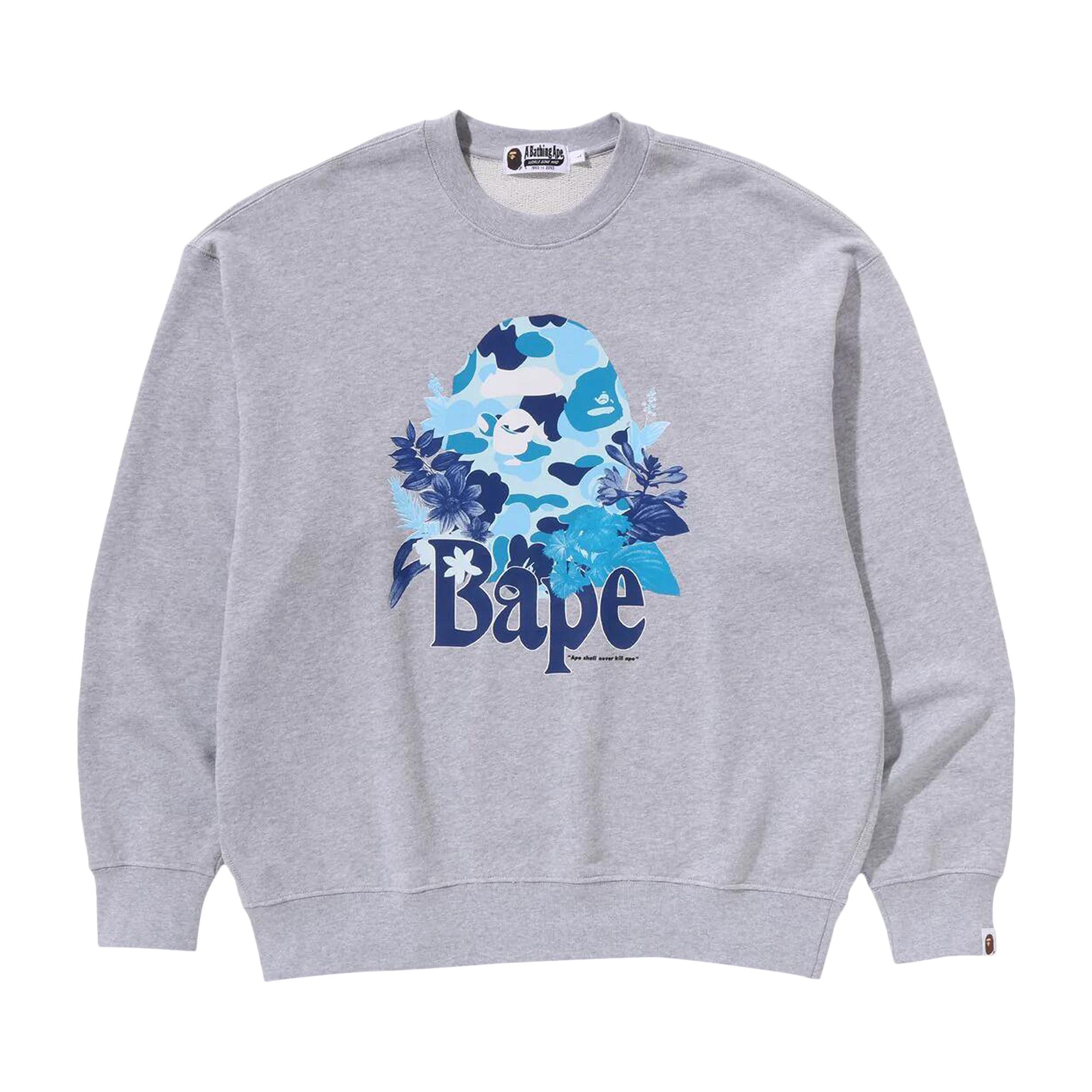 A BATHING APE® College Oversized Crewneck Sweatshirt | Bape