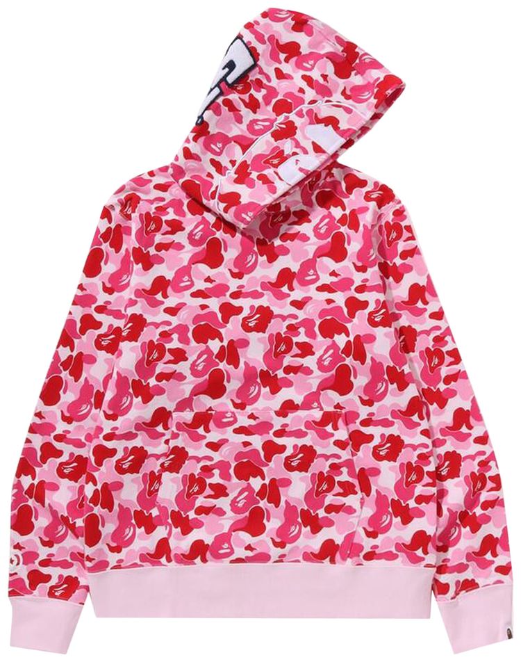 BAPE ABC Camo 2nd Ape Pullover Hoodie Pink