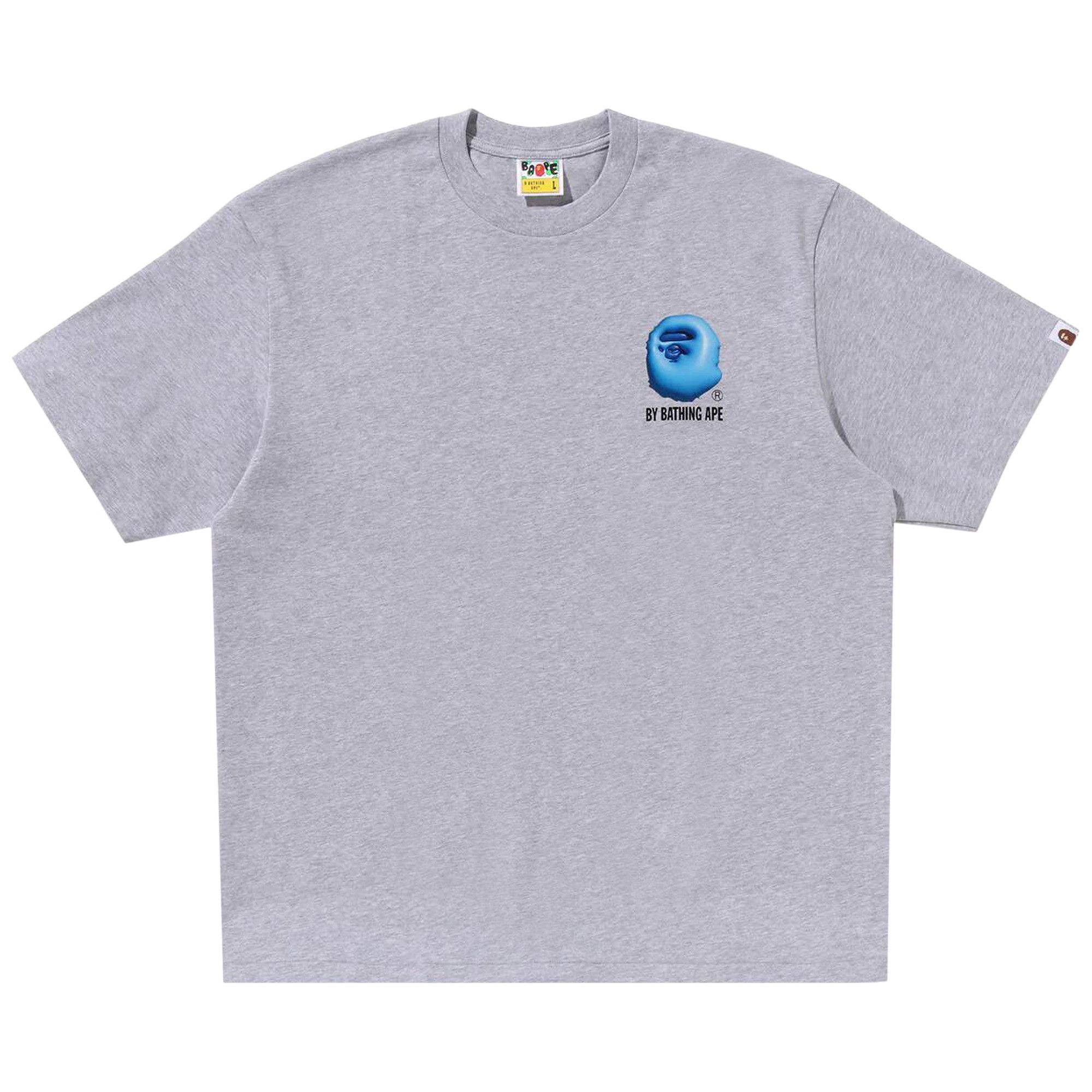 Buy BAPE 3D Art Ape Head Relaxed Fit Tee 'Grey' - 1K30 110