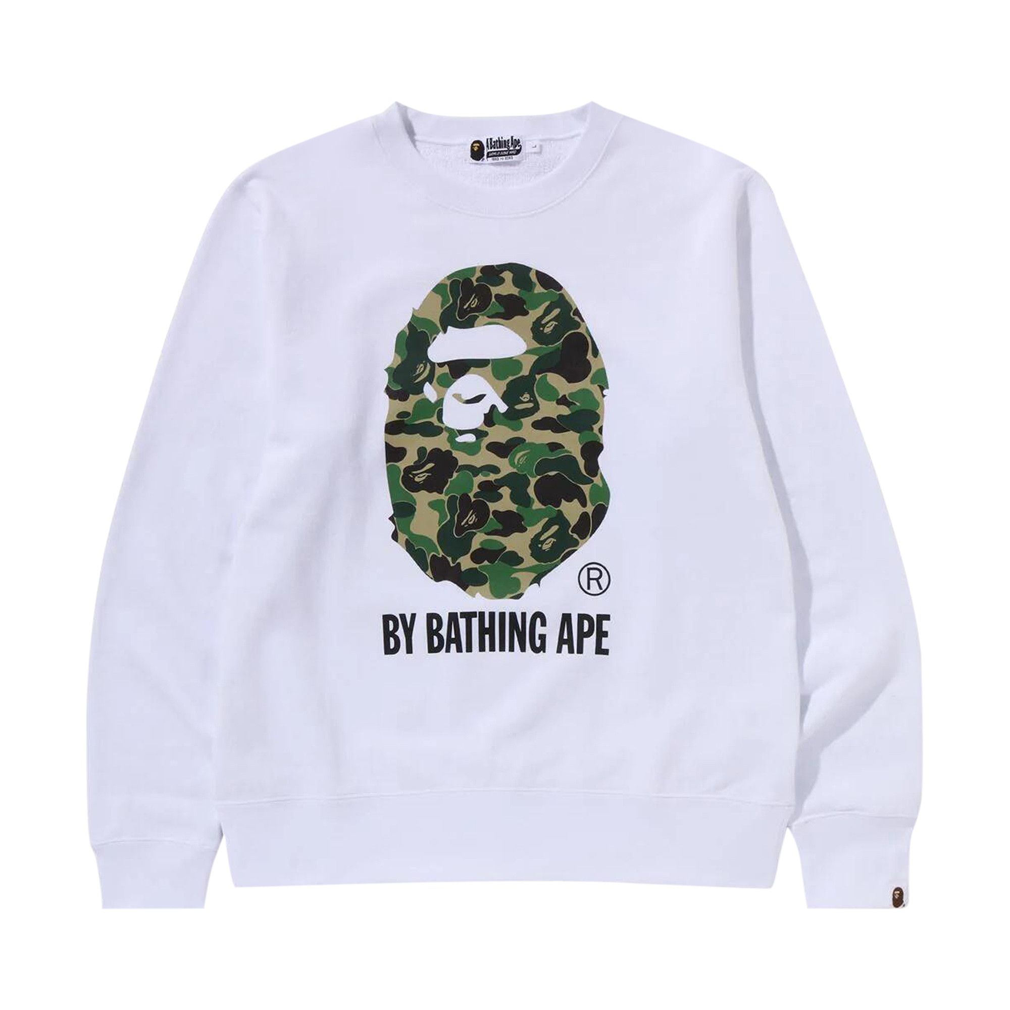 トップス ABC CAMO BY BATHING APE CREWNECK SWEAT Buy BAPE ABC Camo By Bathing Ape Organic Crewneck Sweatshirt