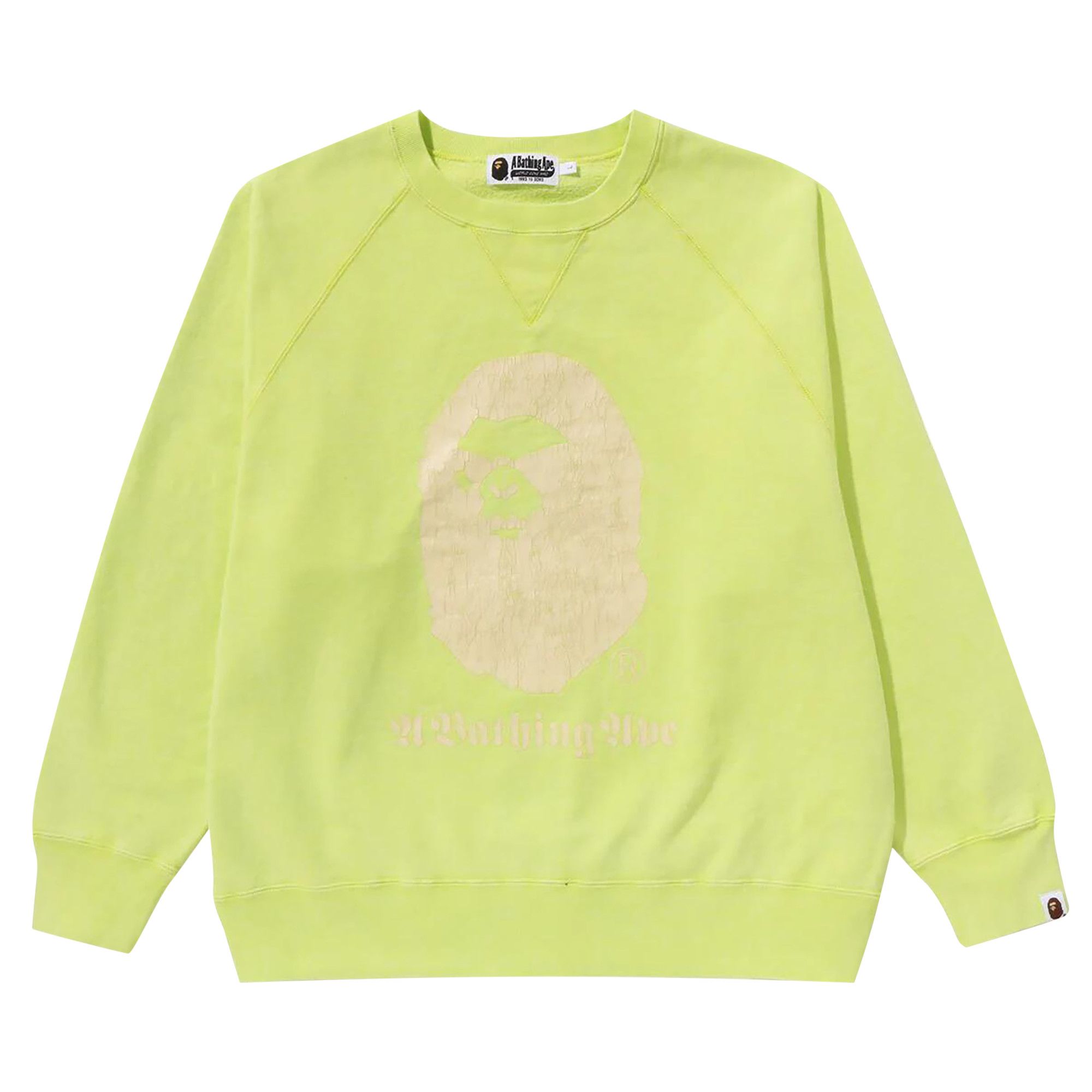 アクセサリー通販 A BATHING APE OVERDYERELAXEDFIT CREWNECK 【公式通販】