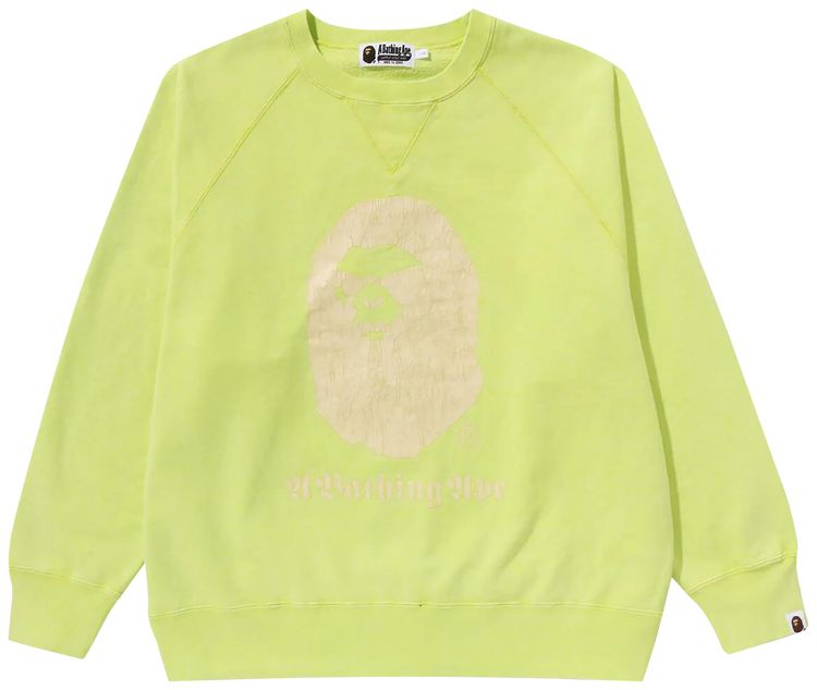 Buy BAPE A Bathing Ape Overdye Relaxed Fit Crewneck 