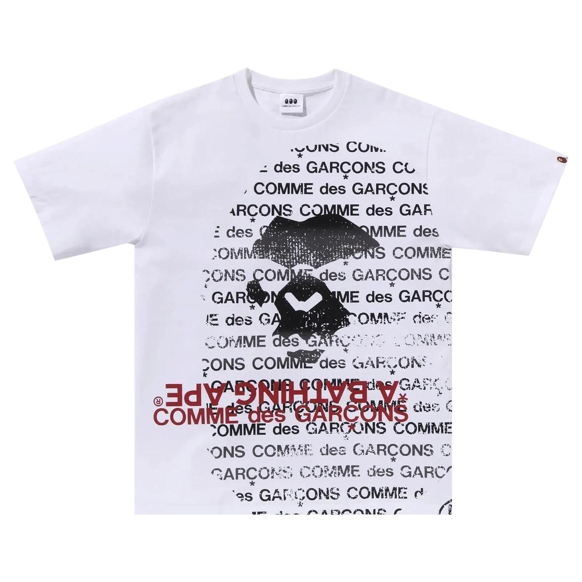 Buy BAPE x Comme des Garçons Osaka Tee #2 'White' - 1K23 110 907